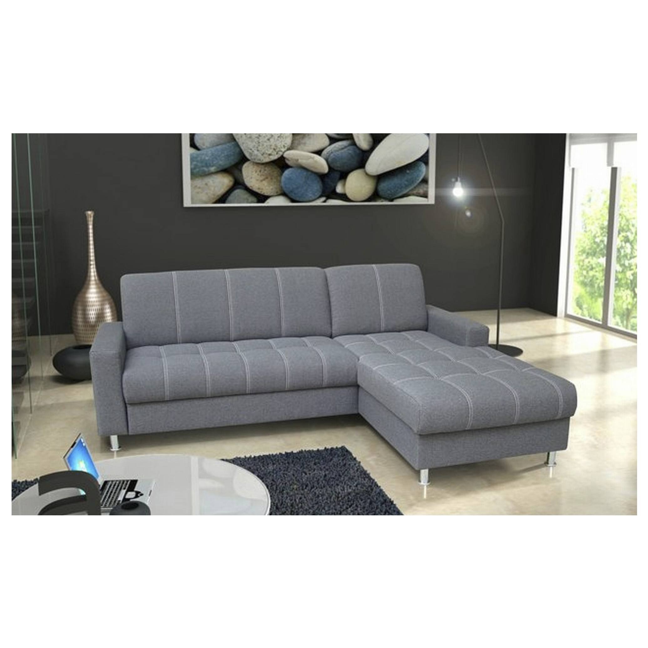Sedací souprava FLEXI – šedá/pravá