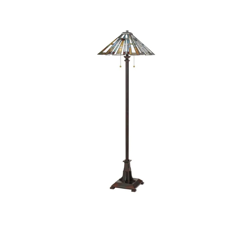 Vitrážová lampa Elstead MAYBECK 158 cm 2xE27 60W
