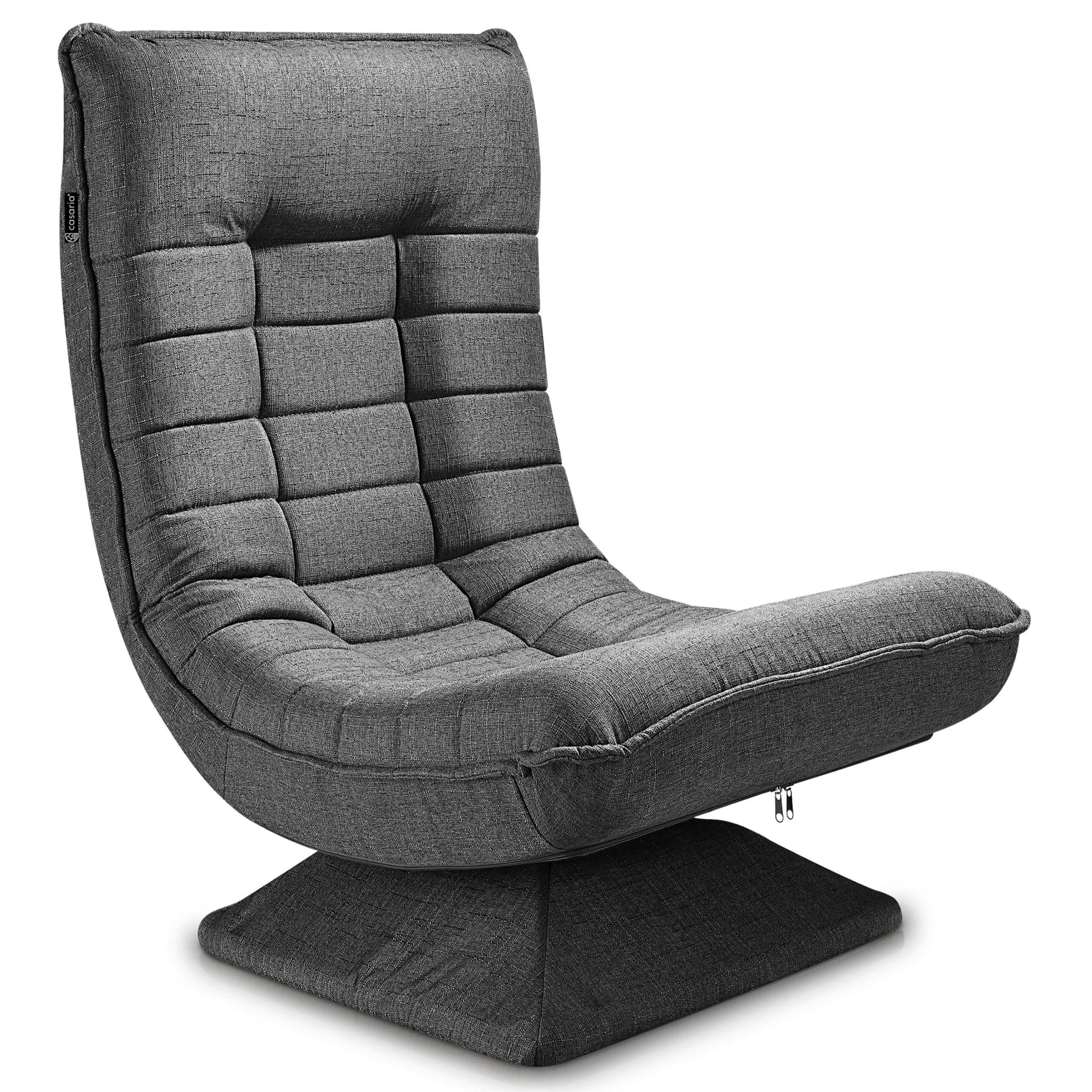 Relaxační křeslo SWIVEL – šedá