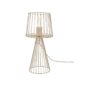 Černá stolní lampa z drátu Kaja SOUL BLACK 42 cm 1xE27